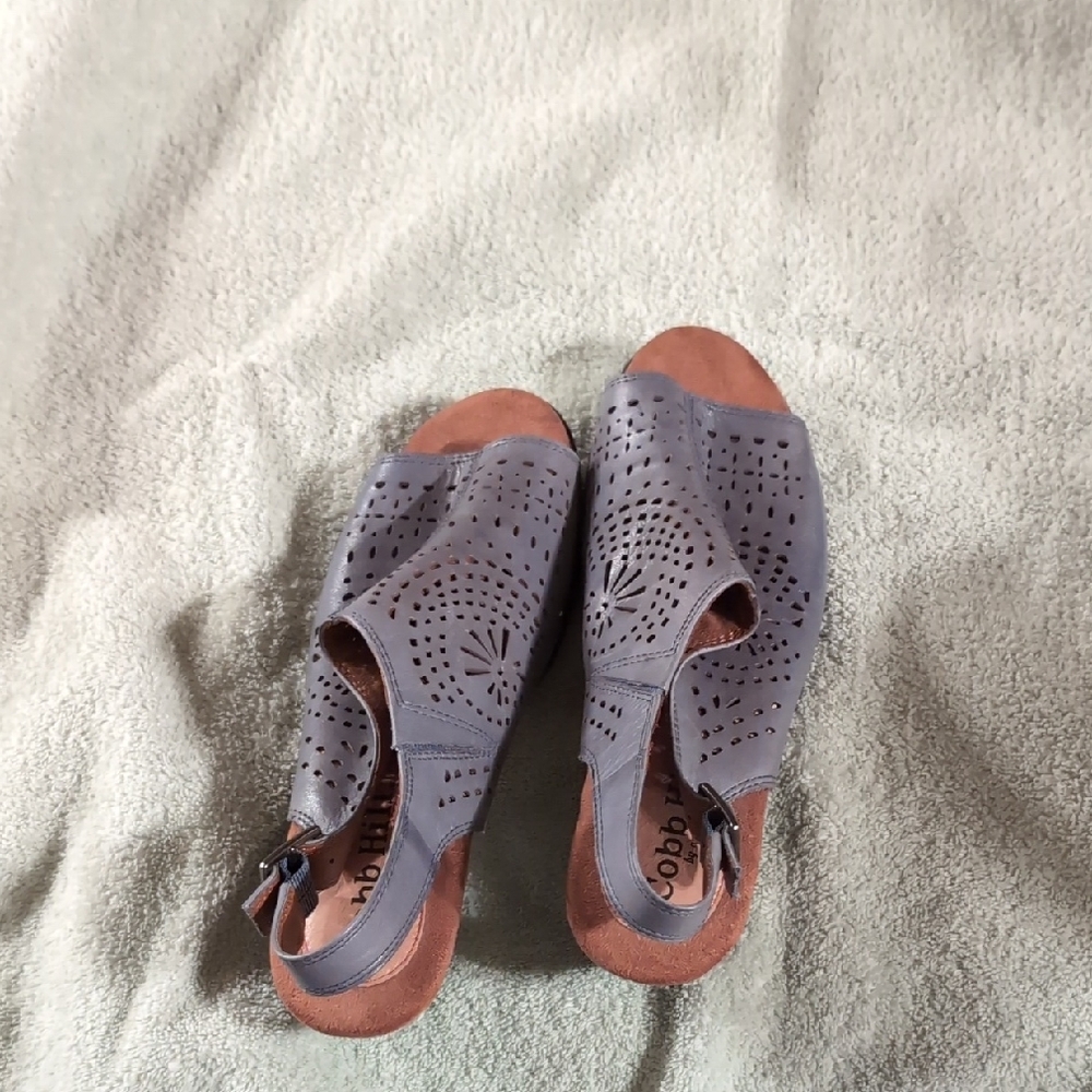 Cobb Hill by New Balance Perforated Gray Sandals